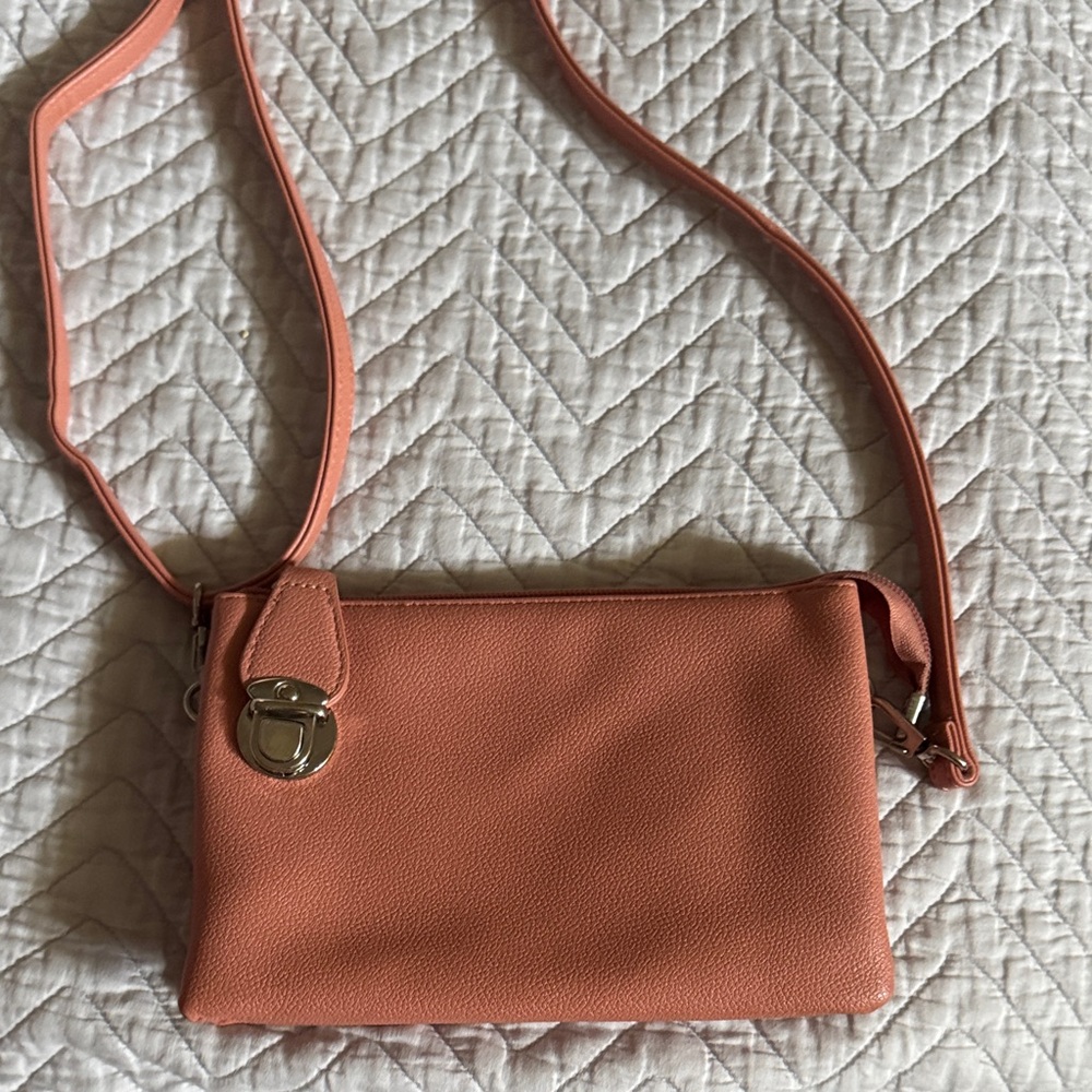 Stylish Pink Crossbody Anti-Theft Bag